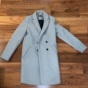 Zara gray trench-coat jacket :)